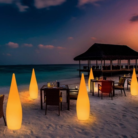 Светильник Капля 45х150 питание от АКБ, RGB Светильник Капля 45х150 питание от АКБ, RGB