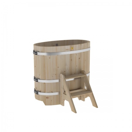 Купель овальная из кедра 0,69х1,31 Купель овальная из кедра 0,69х1,31